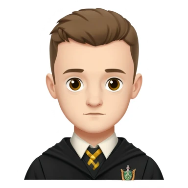 Josh Herdman is Gregory Goyle in harry potter, wear hogwarts uniform sticker