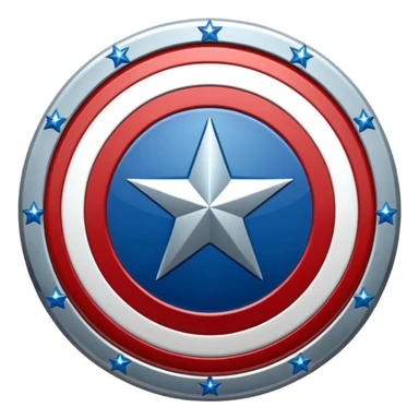 escudo del capitán América sticker