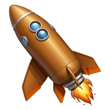 Turd rocket ship sticker
