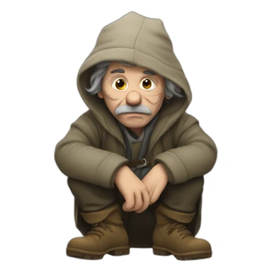 Scottish beggar sticker