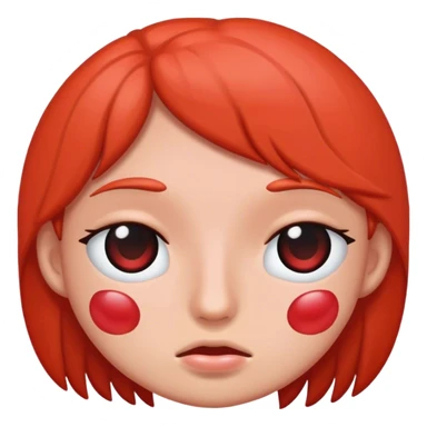 face with herpes sticker