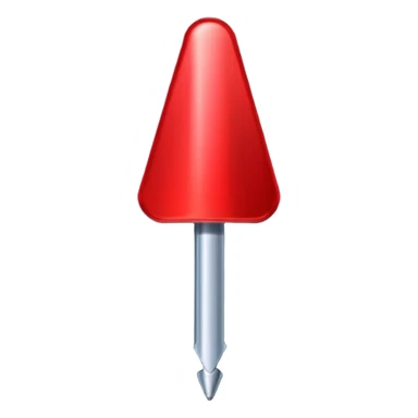 Epingle rouge sticker