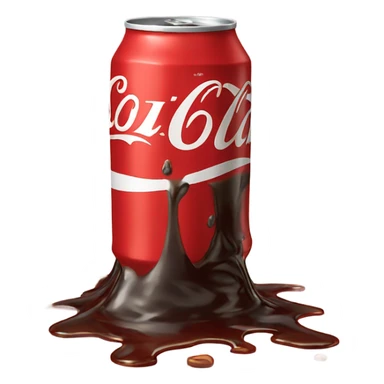 Spilled coke cola sticker
