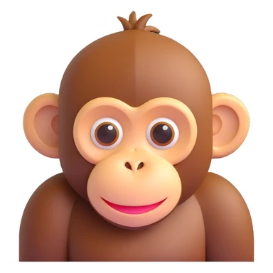 Monkey sticker
