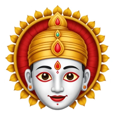 Lord Venkateswara tilak sticker