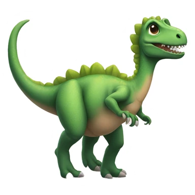 Dinosaur wearing a tutu sticker