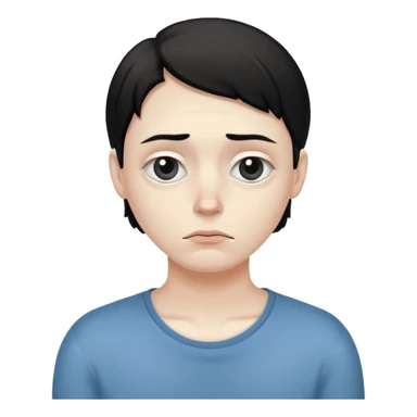 Human slouching sticker