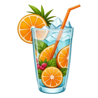 Emoji de una cóctel de frutas sticker
