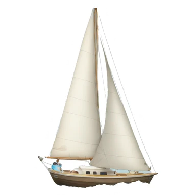 sail boat sticker