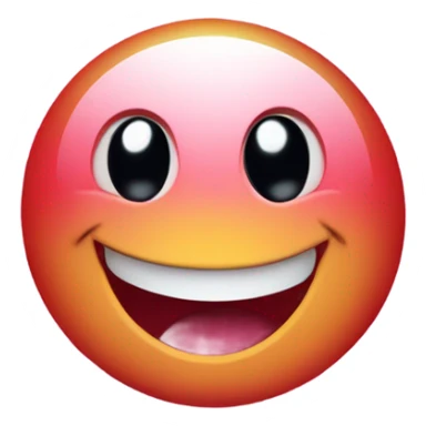 smiley face in love with hearts sticker