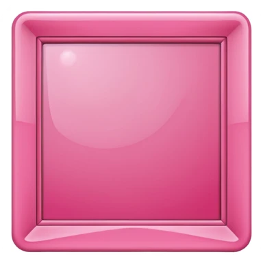 pink picture frame sticker