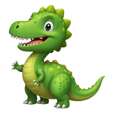 Farting dinosaur sticker