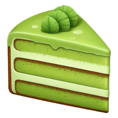 Matcha cake slice  sticker