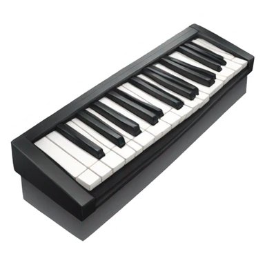 electric piano keyboard sticker