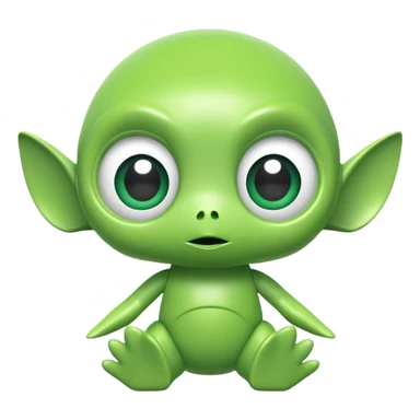 Cute toy story alien sticker