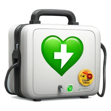 defibrillator sticker