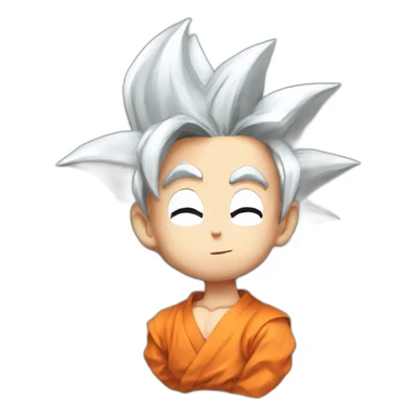 goku sending kiss sticker
