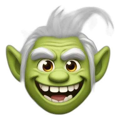 troll face, discord style sticker