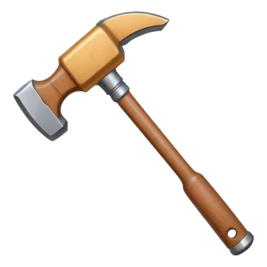 hand holding a hammer sticker