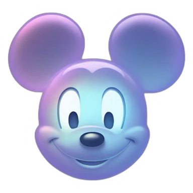 Mickey Mouse as a Hologram sticker