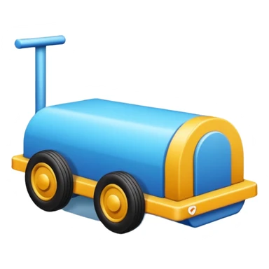 Inima mov 💜cu trecere spre albastru 🩵si coada de drăcușor😈 sticker