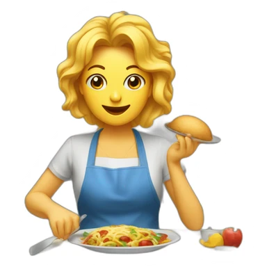 Maman qui galère a cuisiner sticker