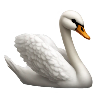 Swan sticker