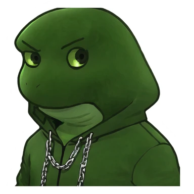 Choking yourself sticker