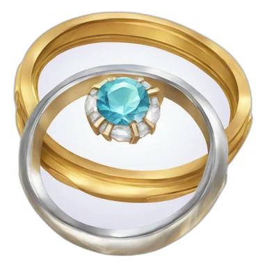 diamond saturn rings sticker