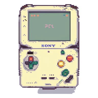 белый плеер Sony, no background sticker