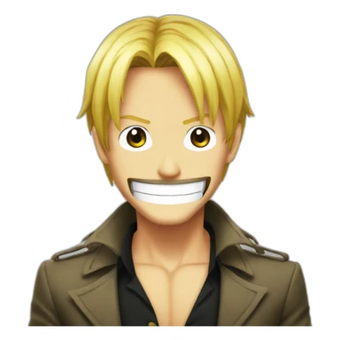 Sanji from one piece sticker