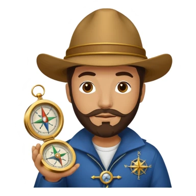 Magellan with compas sticker