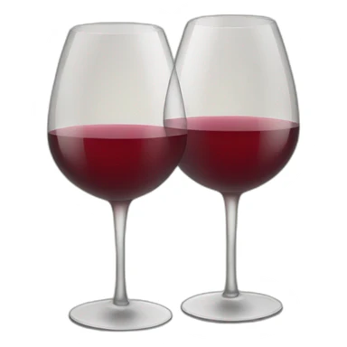 2 wine glasses cheers sticker
