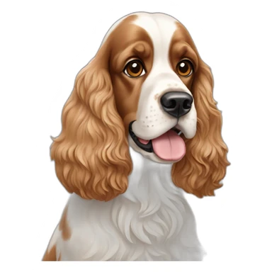 Dog-english-cocker-spaniel-full-height sticker