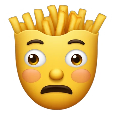 papas fritas sticker