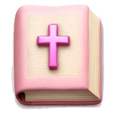 soft pink bible  sticker