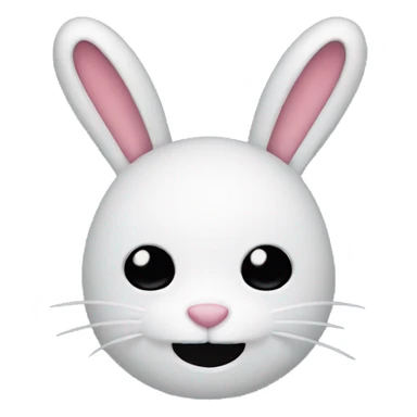 Bunny wearing a ski mask  sticker