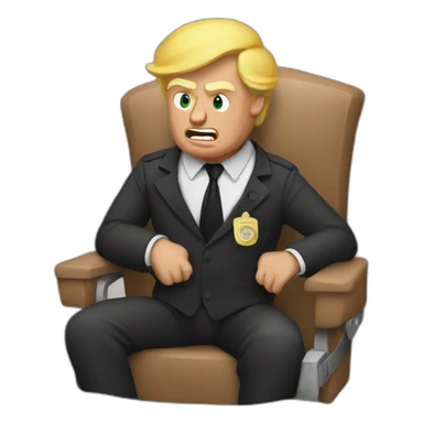 trump-getting-arrested sticker