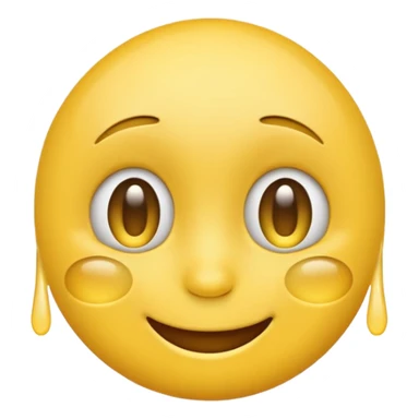mix of these two 🥺☺️ but make it classic orginal emoji not woman or man face and without hearts and a little bit sad but still smile sticker