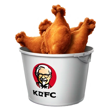 KfC Bucket of fried chicken sticker
