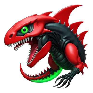 Venom-Groudon-Xenomorph-Darkrai-Genesect-fusion  sticker