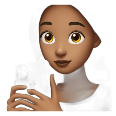 iphone 15 pro max with a girl  sticker