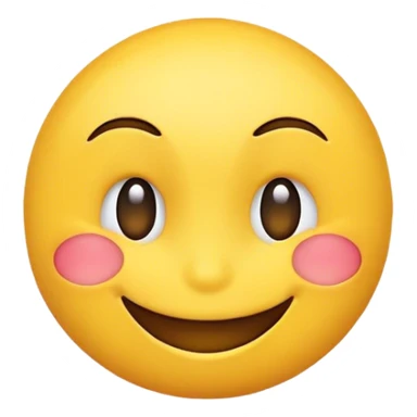 A yellow regular emoji with a big smile winking  sticker