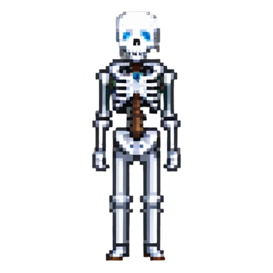 Sans from Undertale, skeleton character sticker