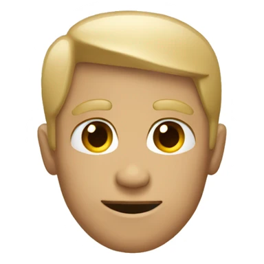 Ok emoji beige  sticker