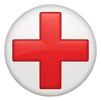 red cross mark symbol sticker