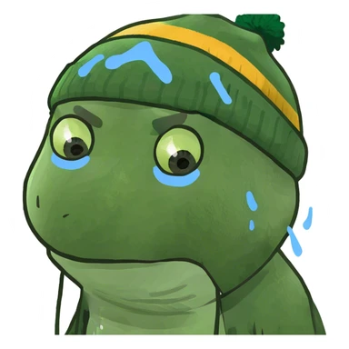 Add crying to 😗 sticker