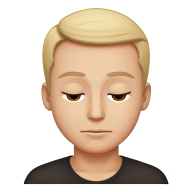 cocky smirk eyes closed sticker