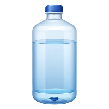 botella de 20 litros de agua purificada sin cara sticker