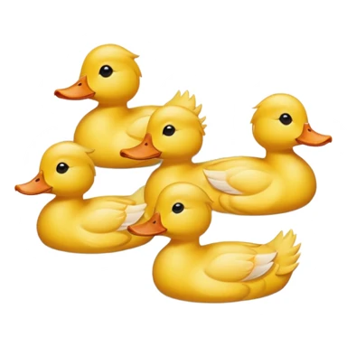 ducks sticker
